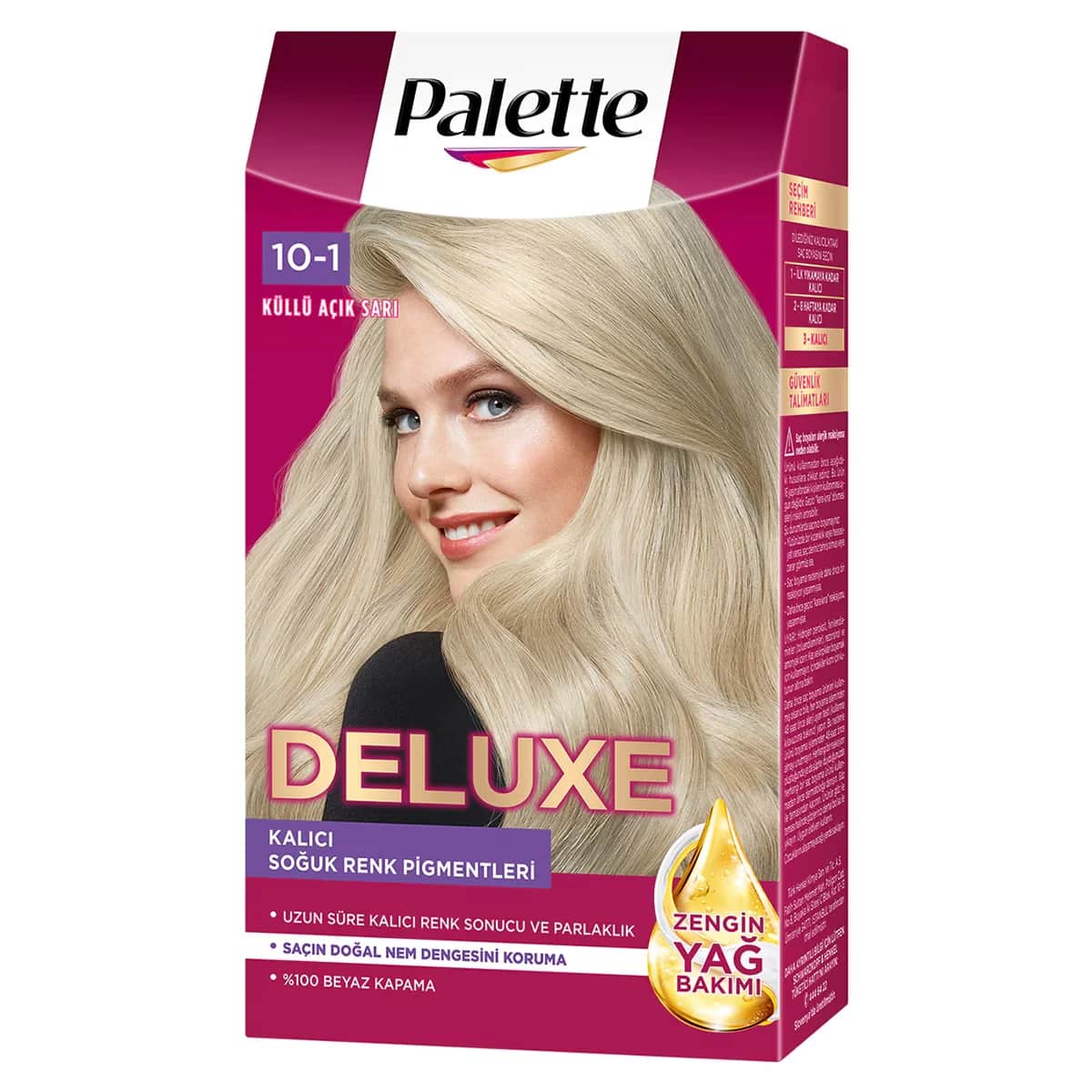Краска для волос Palette Deluxe Пепельный Светлый Блондин № 10-1 50 мл