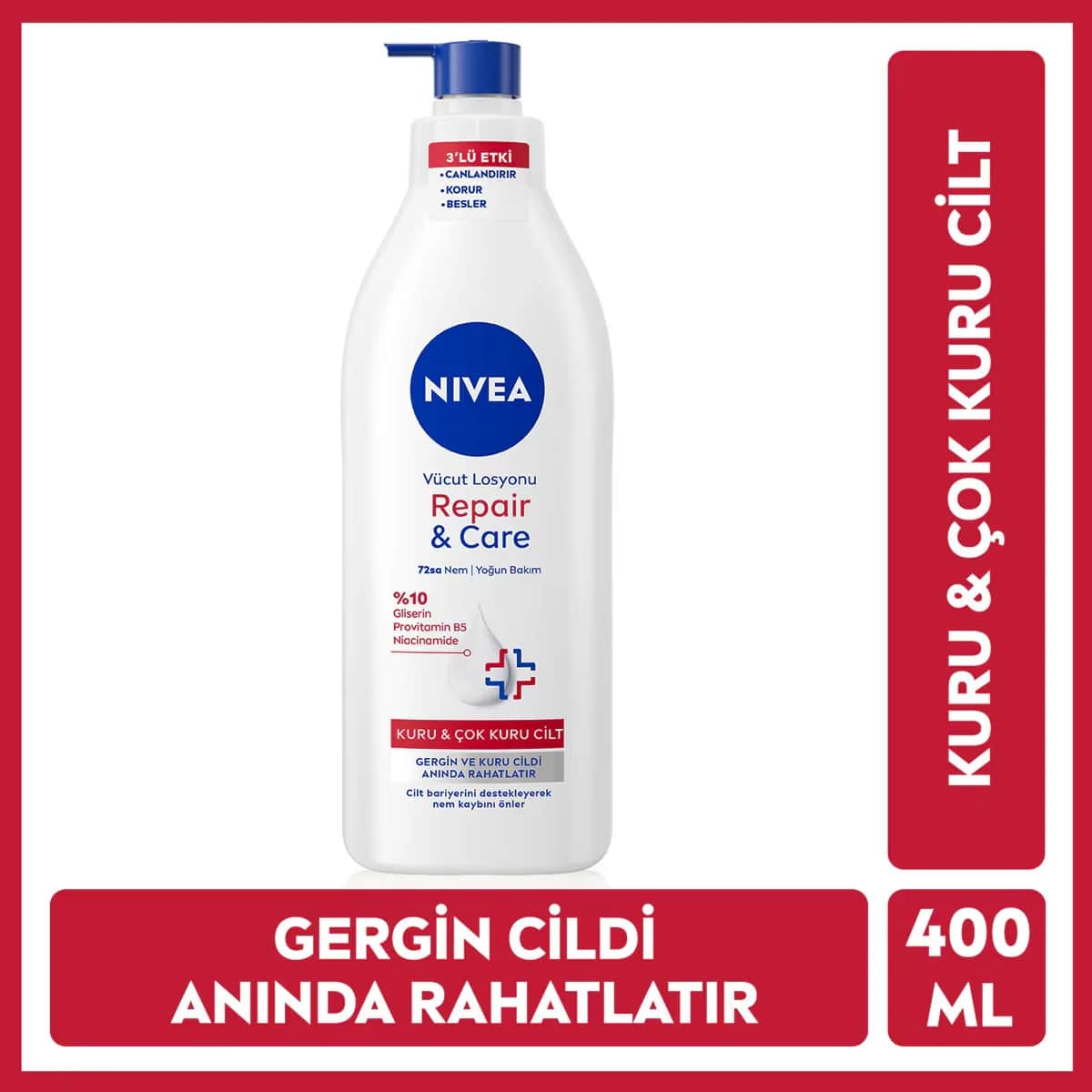 Лосьон для тела Nivea Repair 400 мл