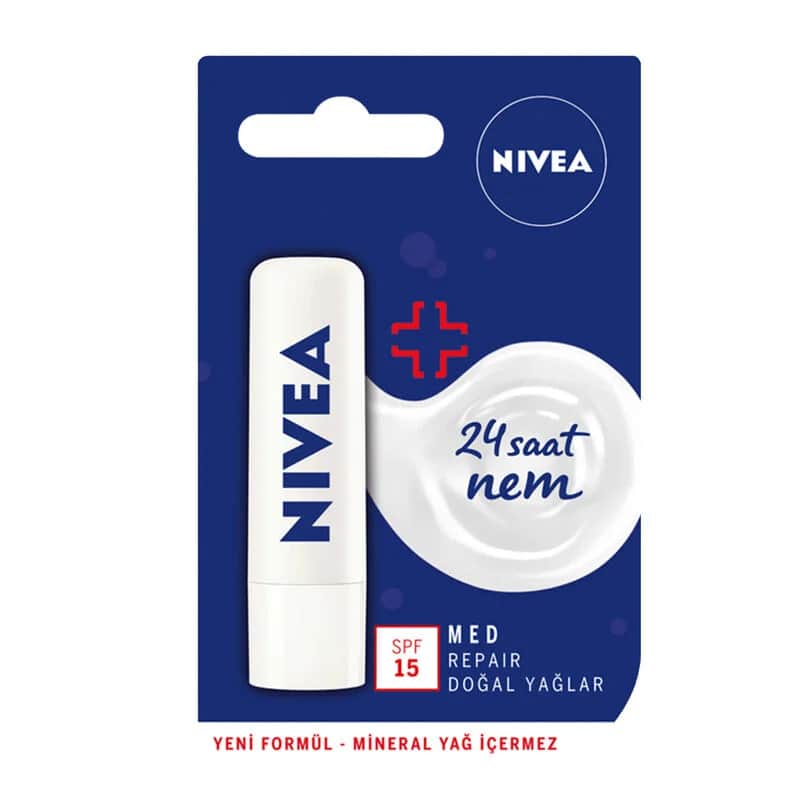 Крем для губ Nivea Med Repair SPF15 4.8 г