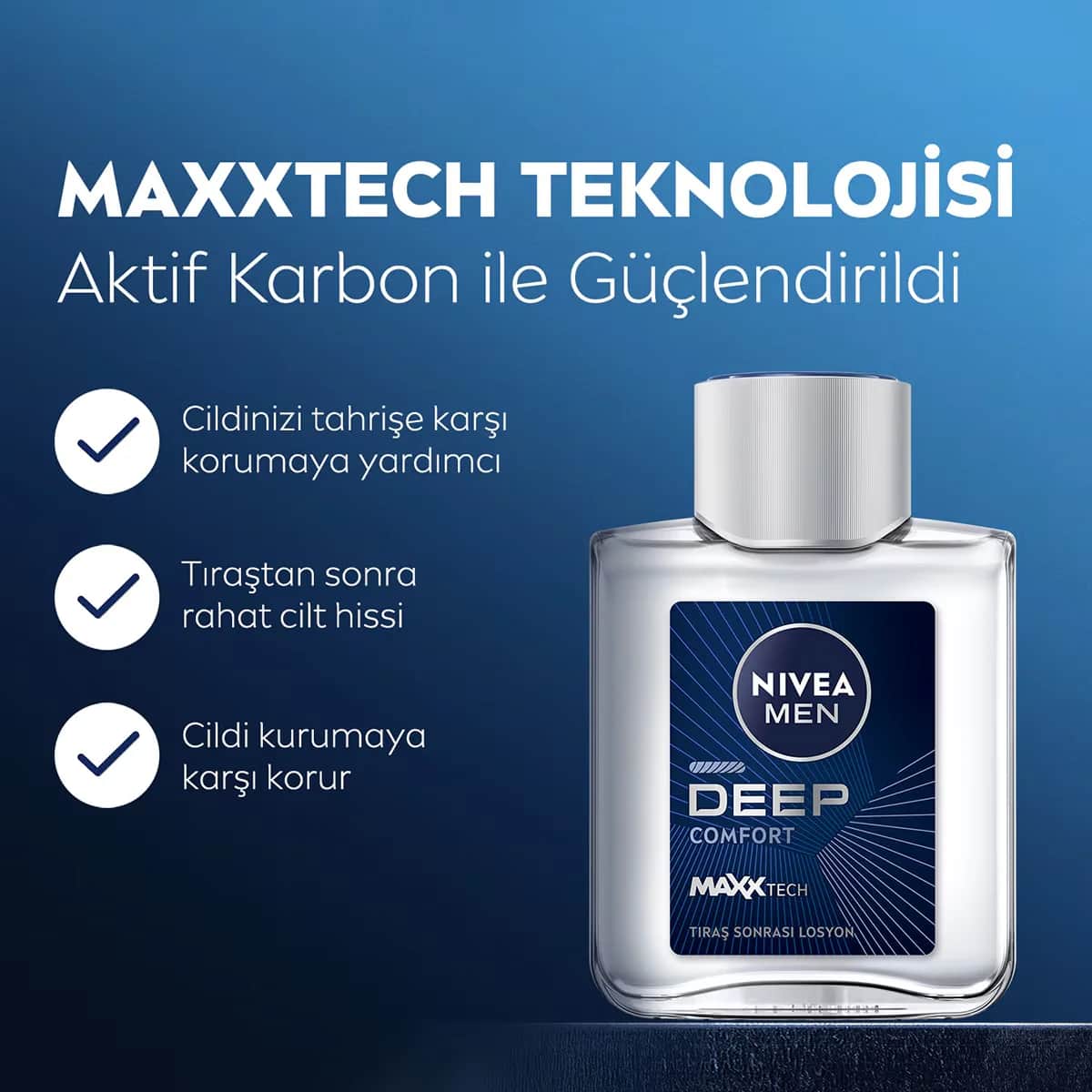 Лосьон после бритья Nivea Men Deep Dimension Comfort 100 мл