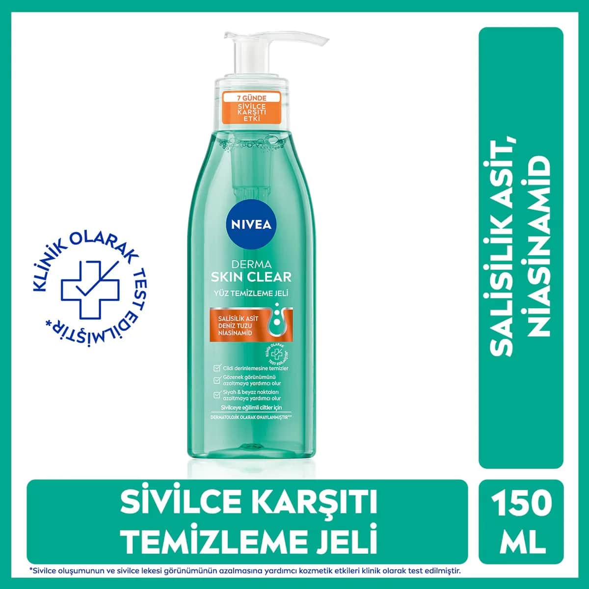 Гель для умывания Nivea Derma Skin Clear 150 мл