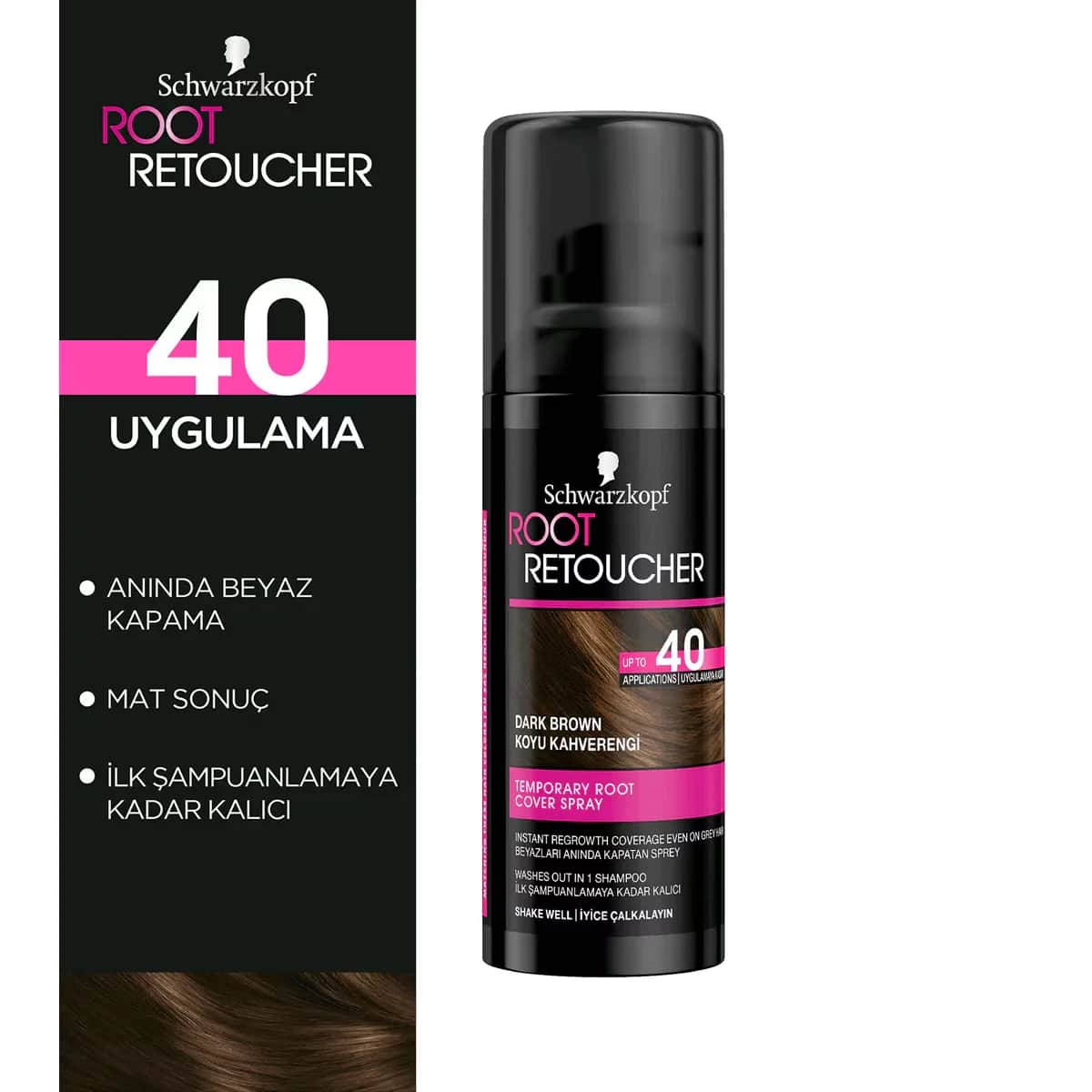 Консилер для корней Schwarzkopf Темно-коричневый 100 мл