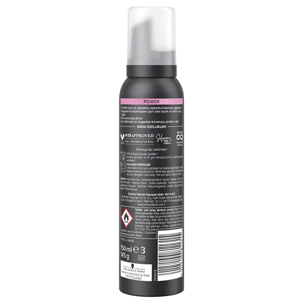 Мусс для волос Taft Power Cashmere 150 мл