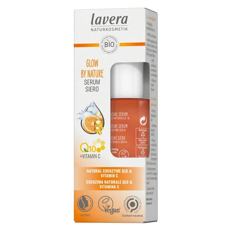 Сыворотка для лица Lavera Glow By Nature Q10 30 мл
