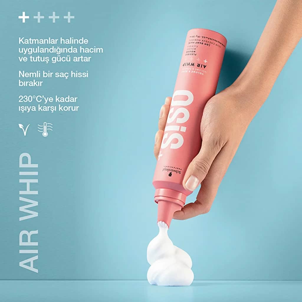 Осис Эйр Уип Объем и Фиксация Гибкая Пена 200 мл от Schwarzkopf