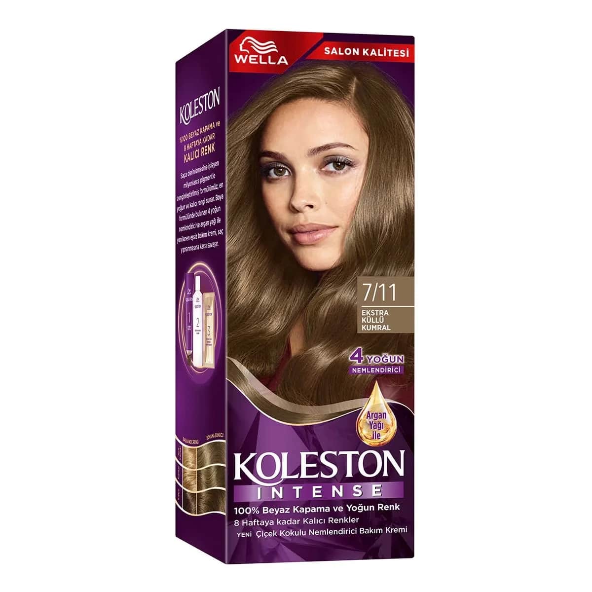 Краска для волос Wella Koleston Интенсивная 7/11 Экстра Пепельный Блондин