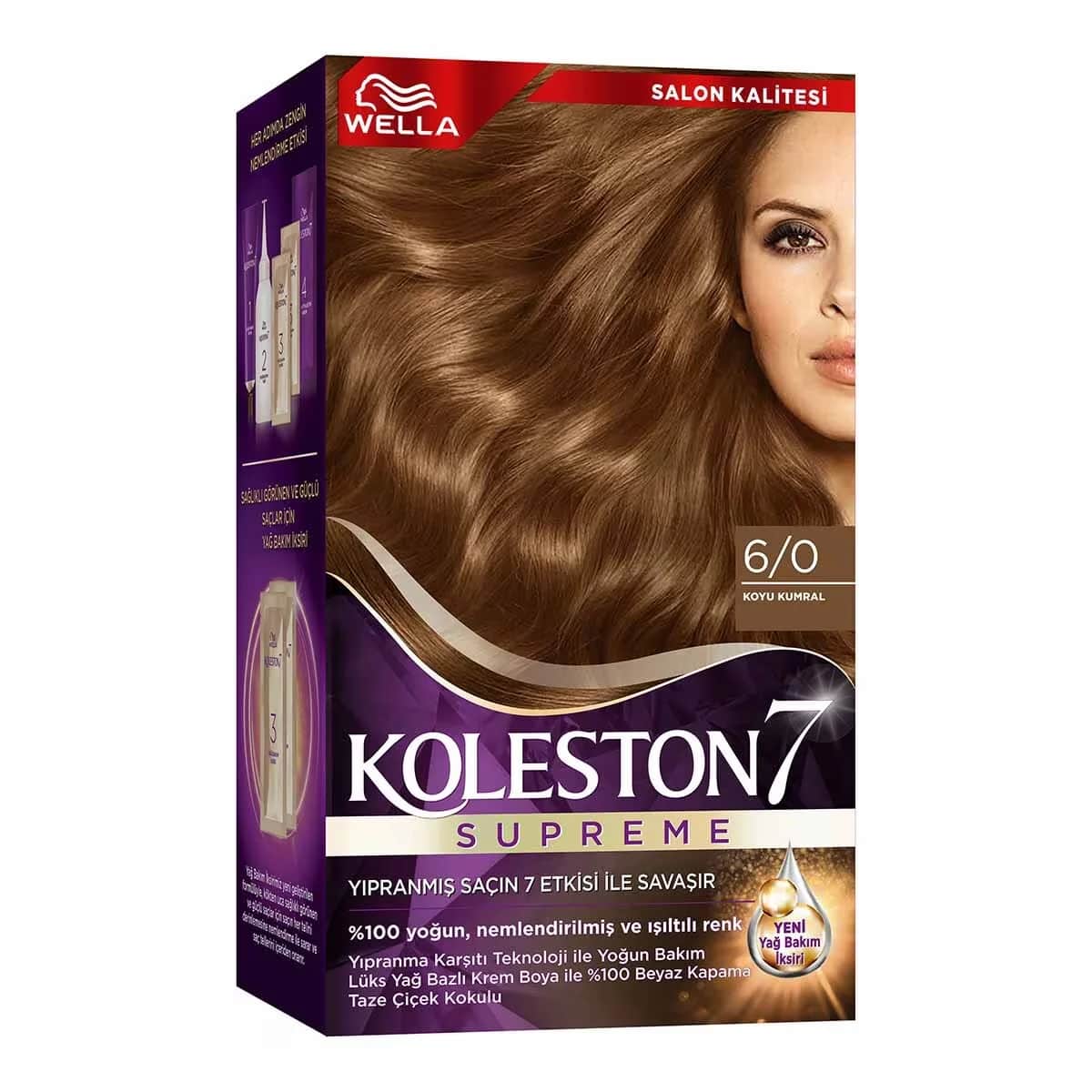 Краска для волос Wella Koleston Supreme 6/0 темный блондин