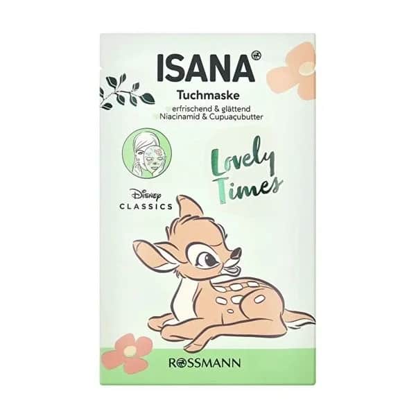 Маска для лица Isana Disney Bambi - Увлажняющая веганская формула
