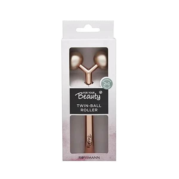 Ролик для лица двойной с шариками из цинка 1 шт от For Your Beauty