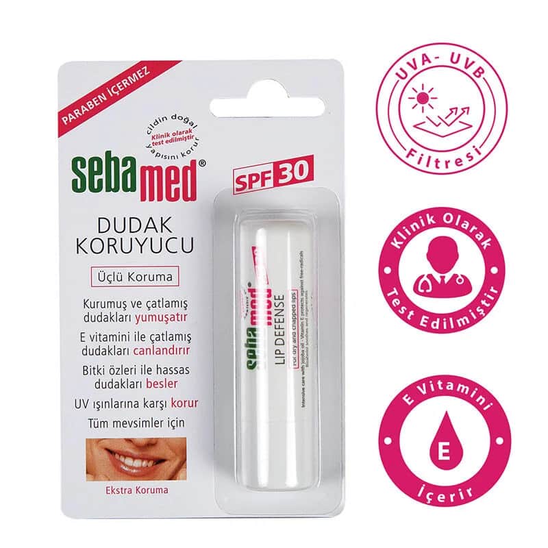 Себамед Крем для губ SPF 30 Тройной эффект 4.8 г