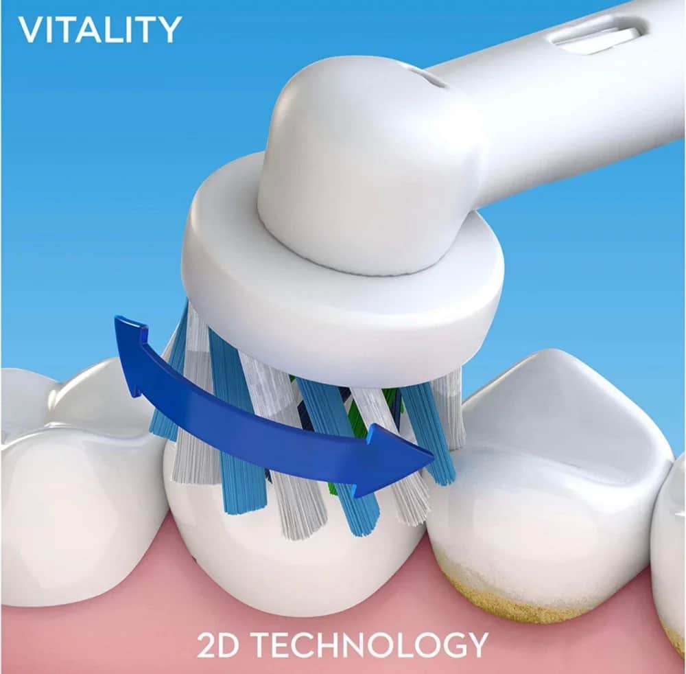 Зубная щетка электрическая Oral-B Vitality Cross Action черная