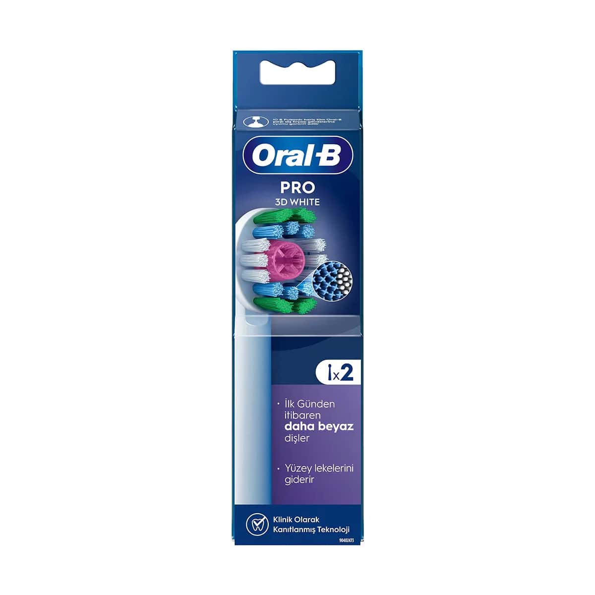 Насадки для зубной щетки Oral-B White 2 шт.