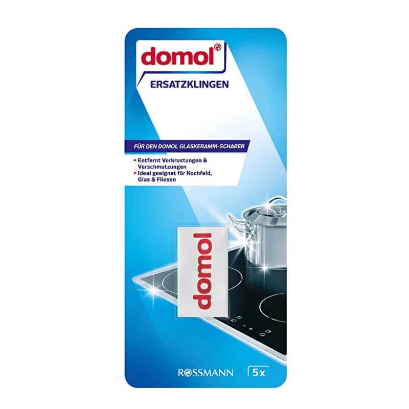 Запасная головка для лопатки для чистки стекла, керамики и плитки Domol 5 шт.