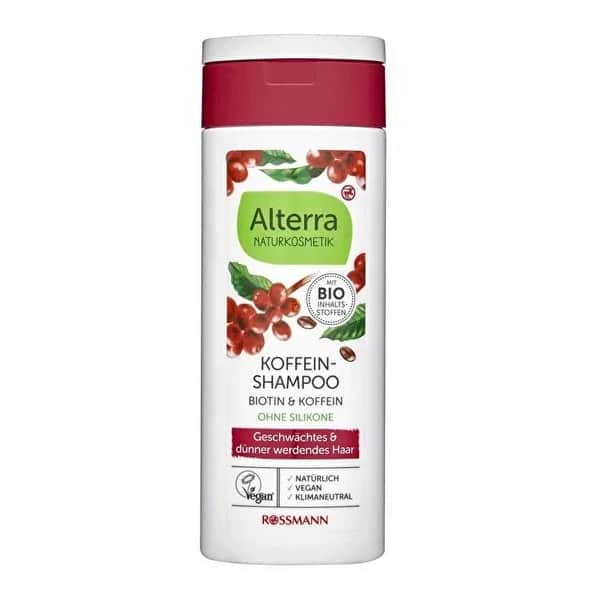 Шампунь Alterra Кофеин и Биотин 200 мл