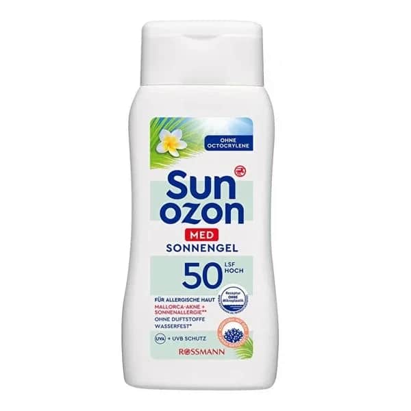 Солнцезащитный гель Sunozon MED 50 SPF 200 мл