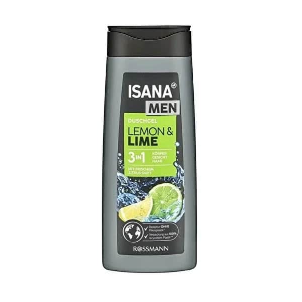 Гель для душа Isana Men Лимон и Лайм 300 мл