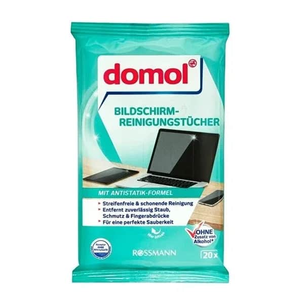 Тряпки для чистки экранов Domol 15x20 см 20 шт
