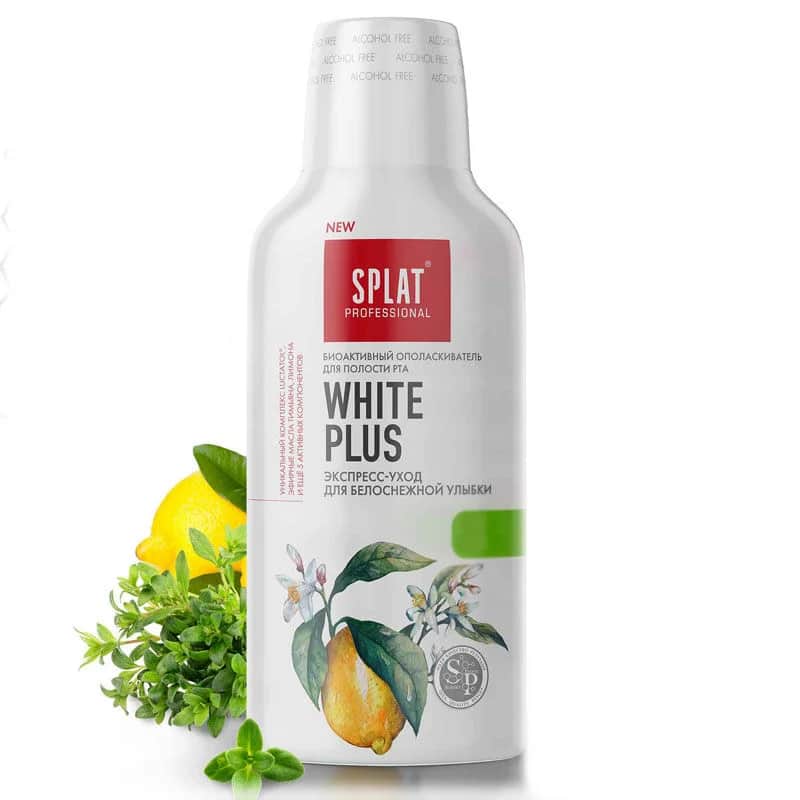 Стоматологическая ополаскиватель Splat Professional White Plus 275 мл