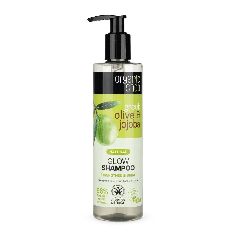 Шампунь для волос Organic Shop с оливковым маслом и маслом жожоба 280 мл