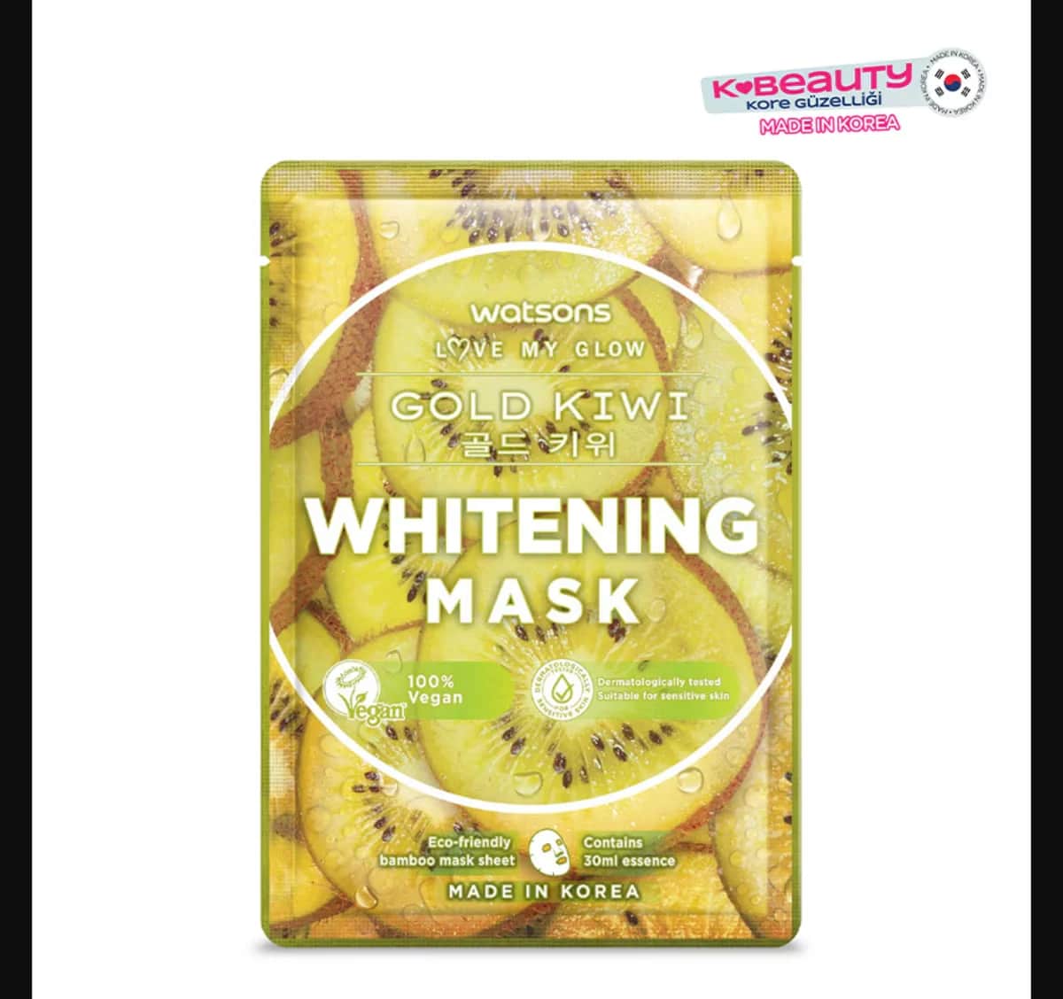 Маска для лица Watsons Фруктовая Золотой Киви Осветляющая 1 шт