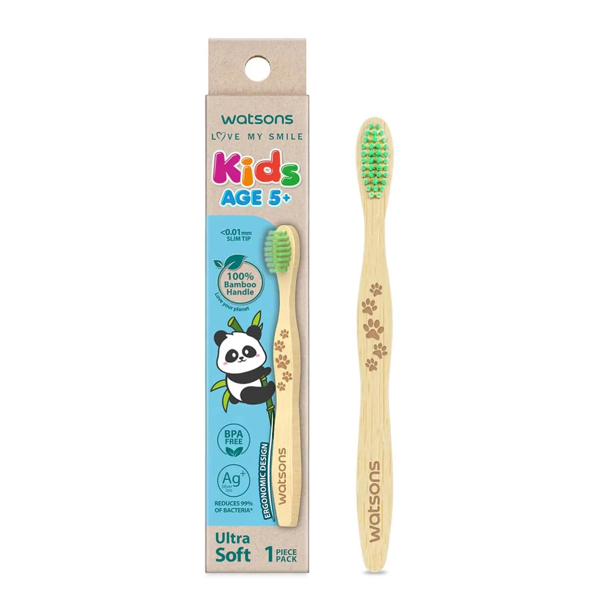 Детская зубная щетка Watsons Ultra Soft Bamboo