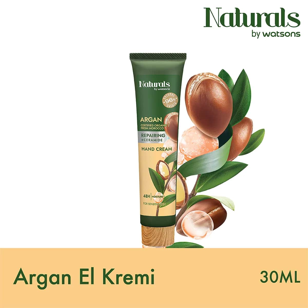 Крем для рук с аргановым маслом 30 мл от Naturals By Watsons