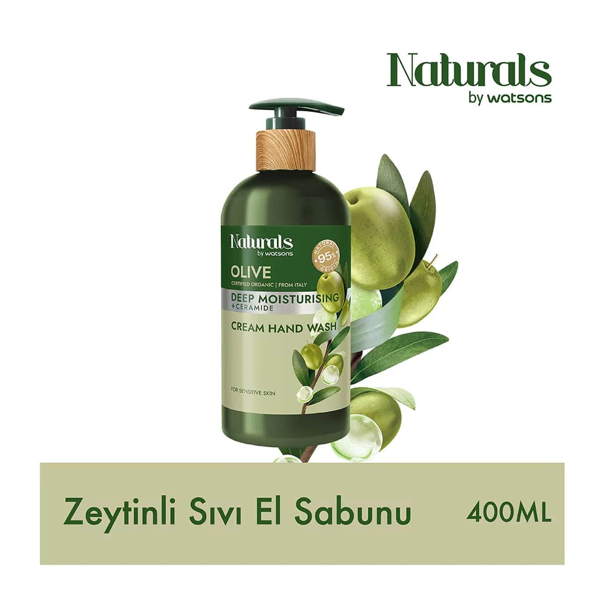 Жидкое мыло оливковое 400 мл от Naturals By Watsons