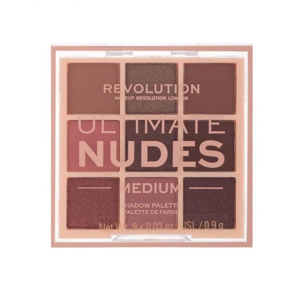 Палитра теней для век Ultimate Nudes Средняя от Revolution