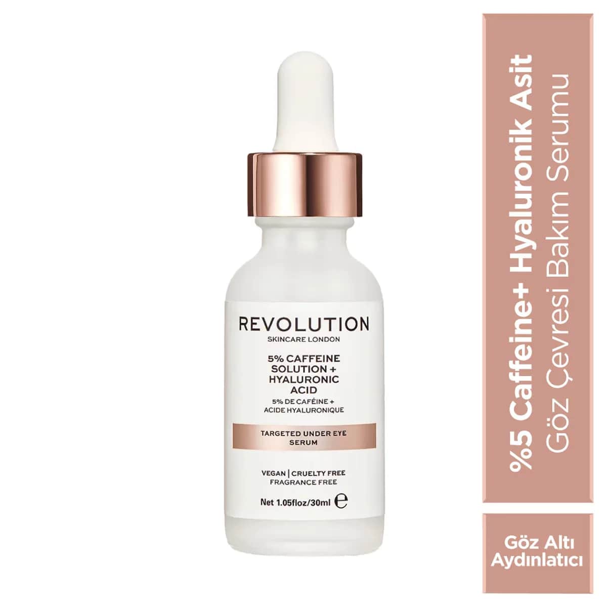 Сыворотка для глаз с кофеином и гиалуроновой кислотой 30 мл от Revolution Skincare