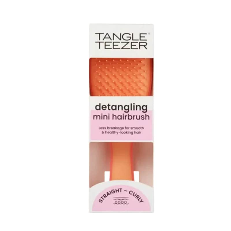 Tangle Teezer Мини-расческа для влажных волос Розово-оранжевая