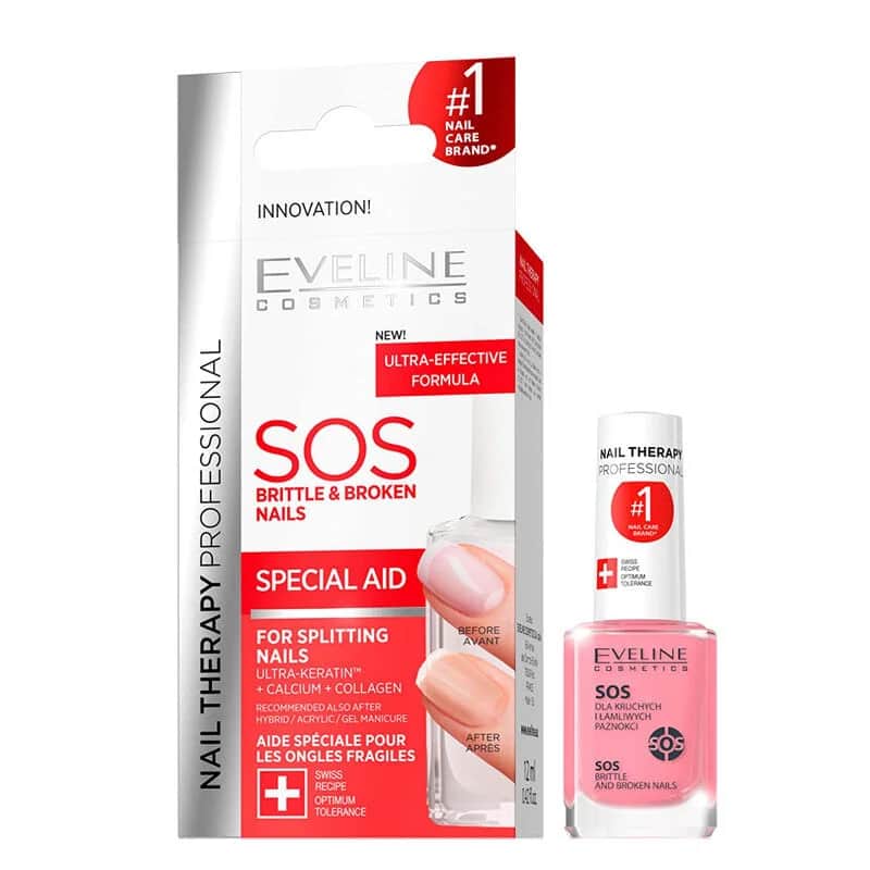 Кондиционер для ногтей Eveline Cosmetics Sos Nails Мультивитаминный 12 мл