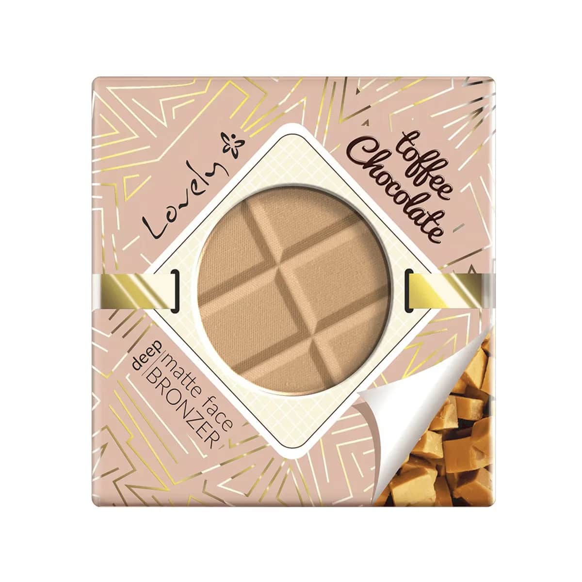 Пудра-бронзер шоколадная Toffee от Lovely