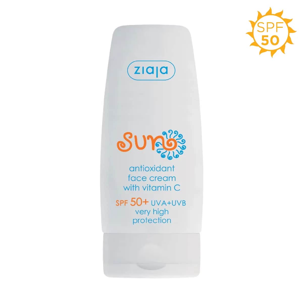 Крем для лица Ziaja Антиоксидантный SPF 50+ с витамином C 50 мл