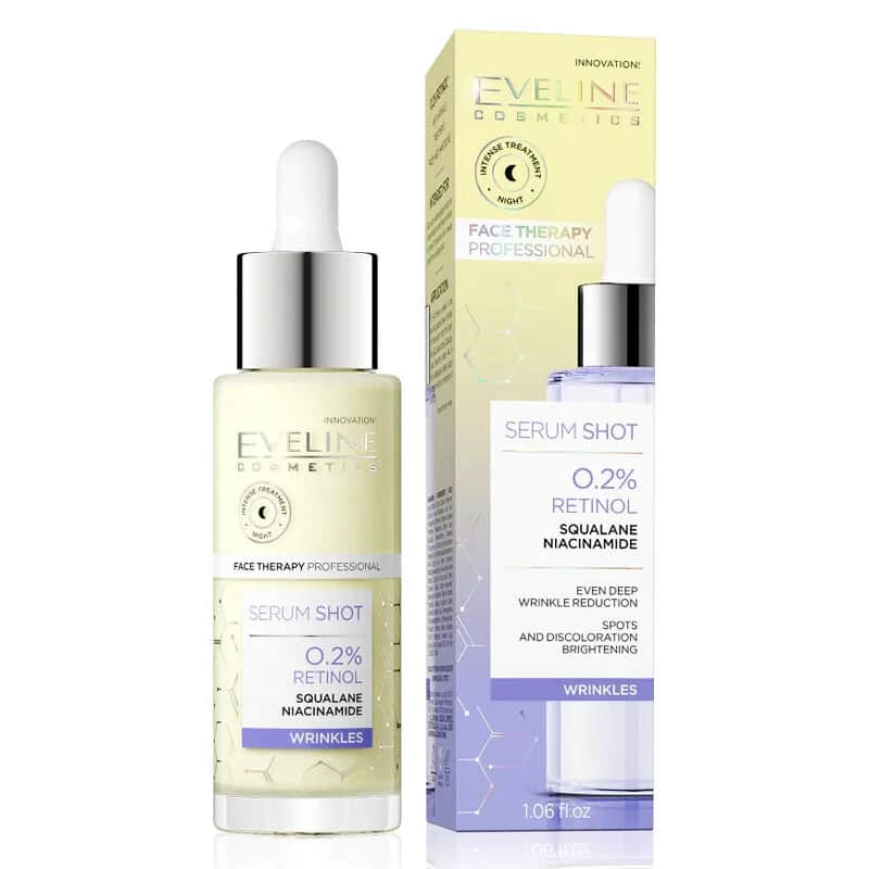 Сыворотка Eveline Cosmetics с ретинолом 0,2% и скваланом 30 мл