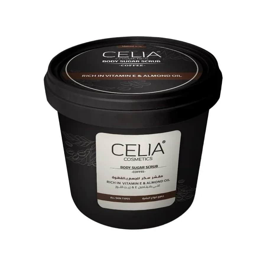 Скраб для тела с кофе и миндальным маслом 500г от Celia