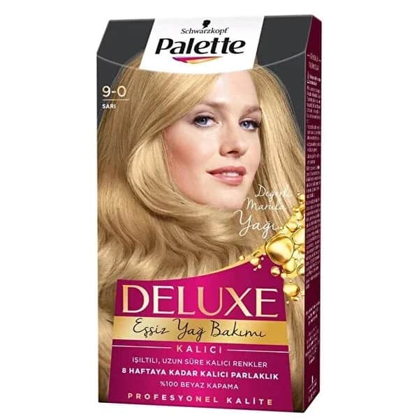 Краска для волос Palette Deluxe 9-0 блондин