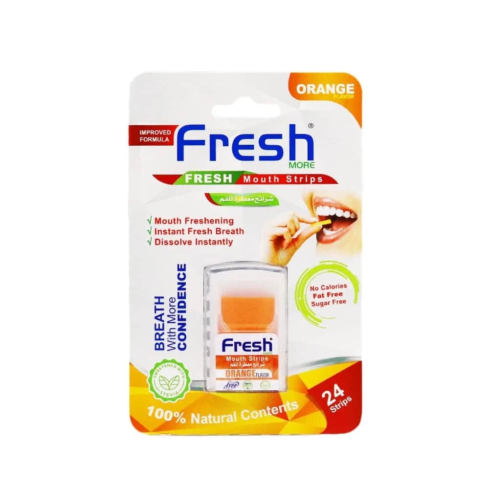 Полоски для рта с ароматом апельсина 24 полоски от Fresh
