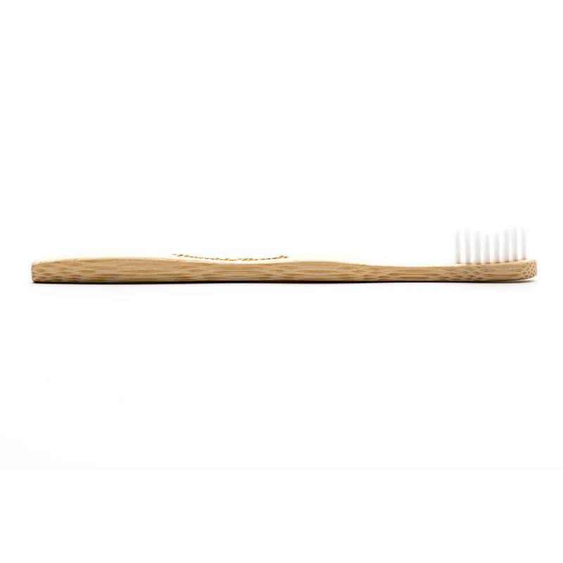 Детская зубная щетка Humble Brush натуральная мягкая - белая