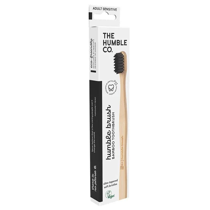 Зубная щетка Humble Brush ультрамягкая черная