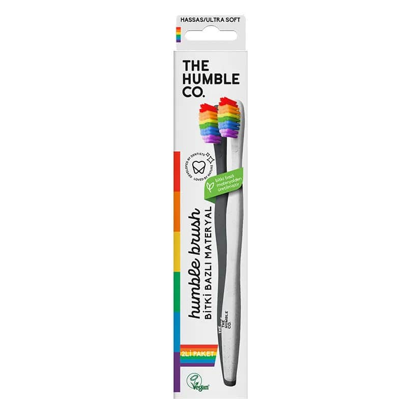 Зубная щетка Humble Brush на растительной основе - Ультра мягкая 2 шт.