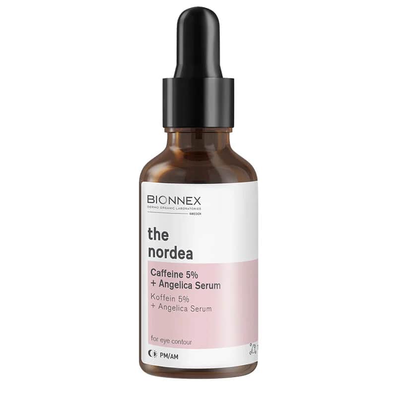 Сыворотка для контура глаз Bionnex The Nordea Кофеин 5% + Ангелика 30 мл