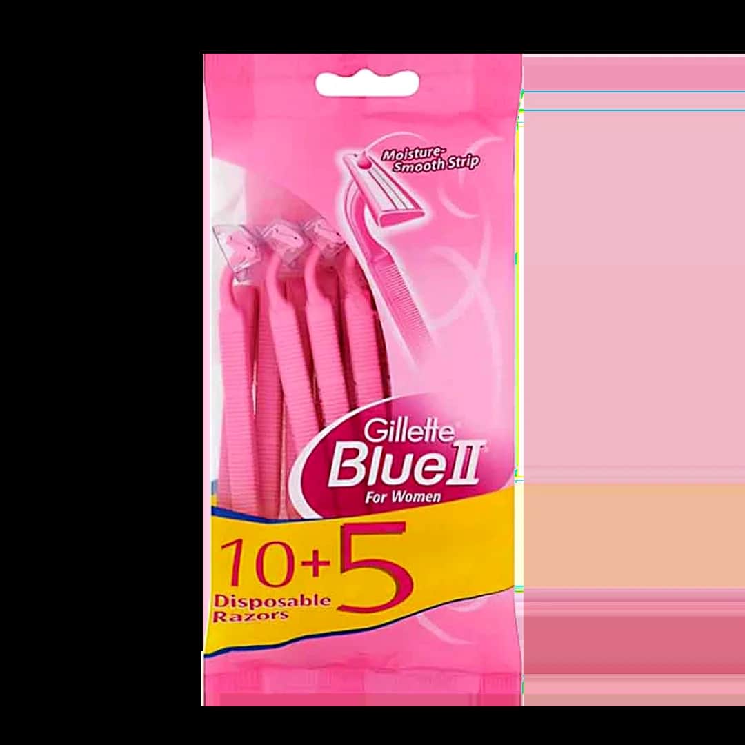 Лезвия для бритвы Gillette Blue для женщин 10+5
