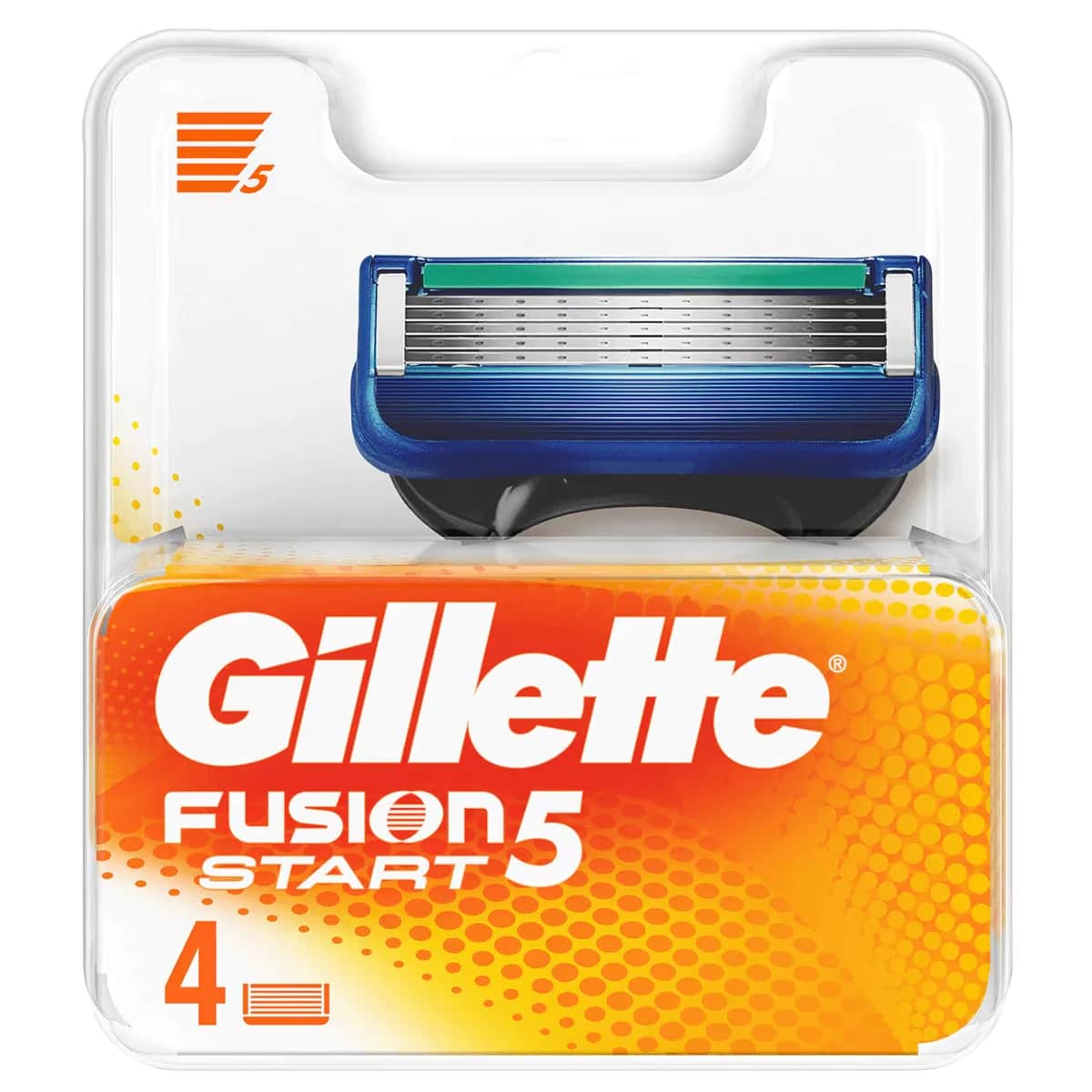 Лезвия для бритвы Gillette Fusion Start 4 шт.