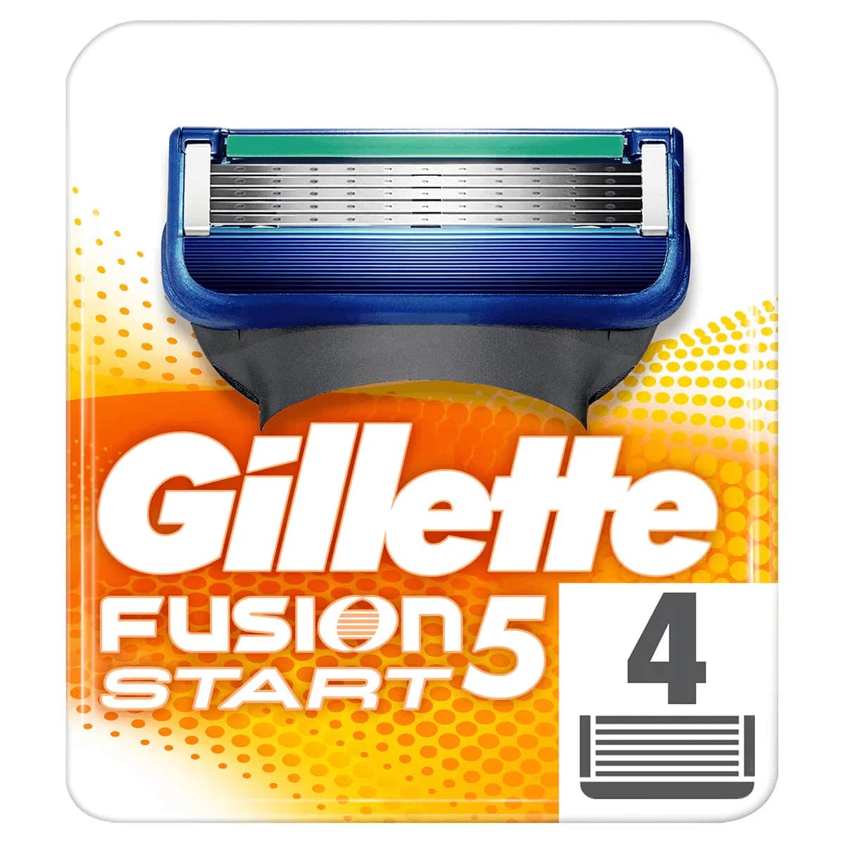 Лезвия для бритвы Gillette Fusion Start 4 шт.