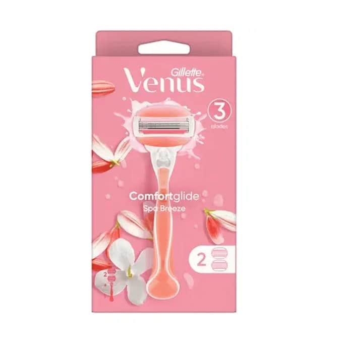 Бритва Venus Comfort Glide Spa Breeze - 2 запасные головки от Gillette