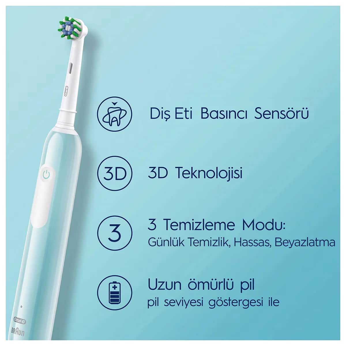 Электрическая зубная щетка Oral-B Pro синяя + сумка