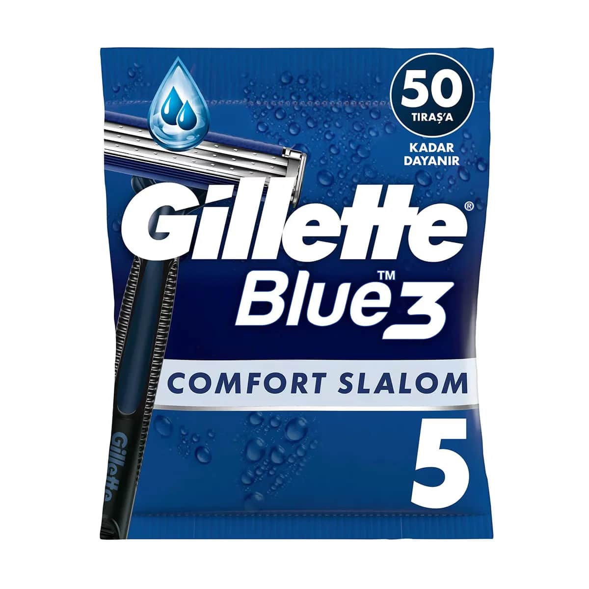 Бритва одноразовая Gillette Blue3 Slalom 5 штук
