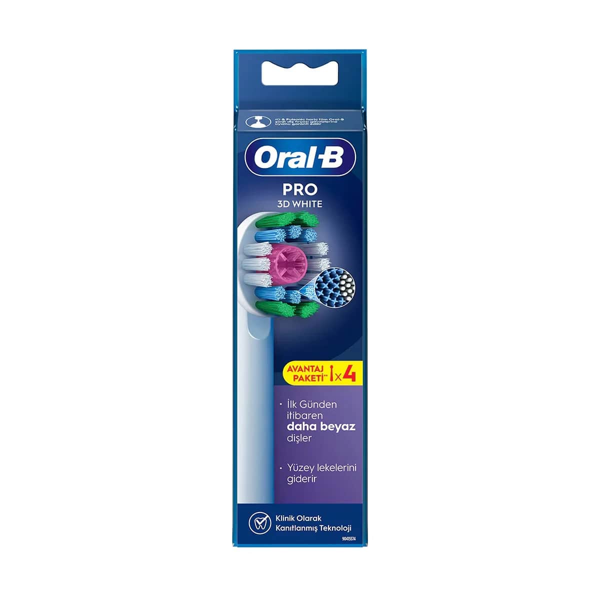 Насадки для электрической зубной щетки Oral-B 3D Whitening сменные 4 шт.