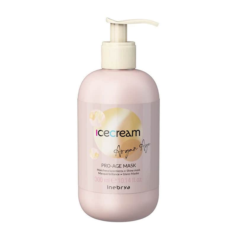 Маска для волос Inebrya Ice Cream Argan Age с аргановым маслом 300 мл