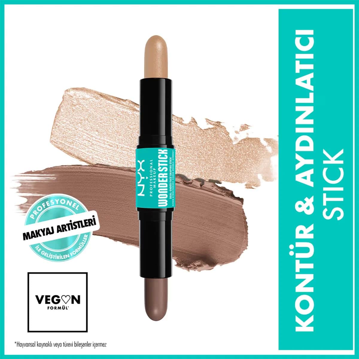 Контурирующий и хайлайтер-стик Nyx Professional Makeup Wonder Stick двойной Fair